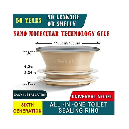 Toilet Flange Bowl Seal Ring Leakproof