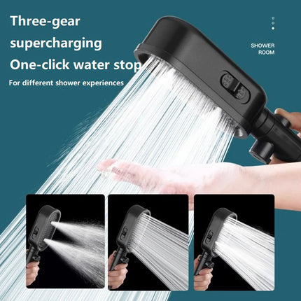 High Pressure Handheld Shower Head Anti-clog Nozzles