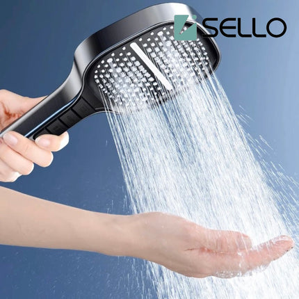 Cabezales de ducha ABS de mano, ducha multifuncional de refuerzo de 3 velocidades, baño de alta calidad