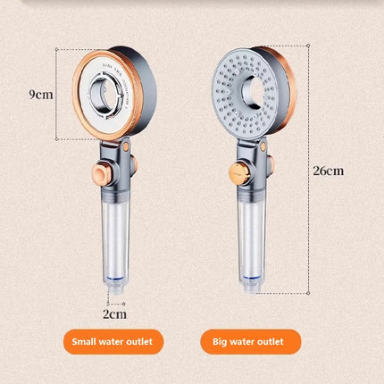 Handheld Showerhead High Pressure with ON OFF Switch filter beauty