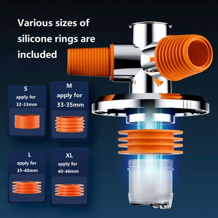 various sizes of silicone rings included universal