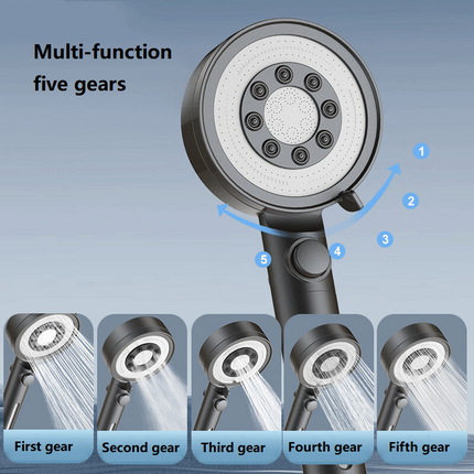 Multi Function Shower Head with Hand Shower, Hose, and MasterClean Technology