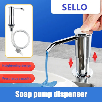 Deck Mounted Kitchen Soap Dispenser with Pipe